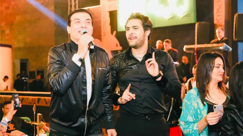إيهاب توفيق وأحمد الحصري يشعلان حفل خيمة رمضانية.. صور