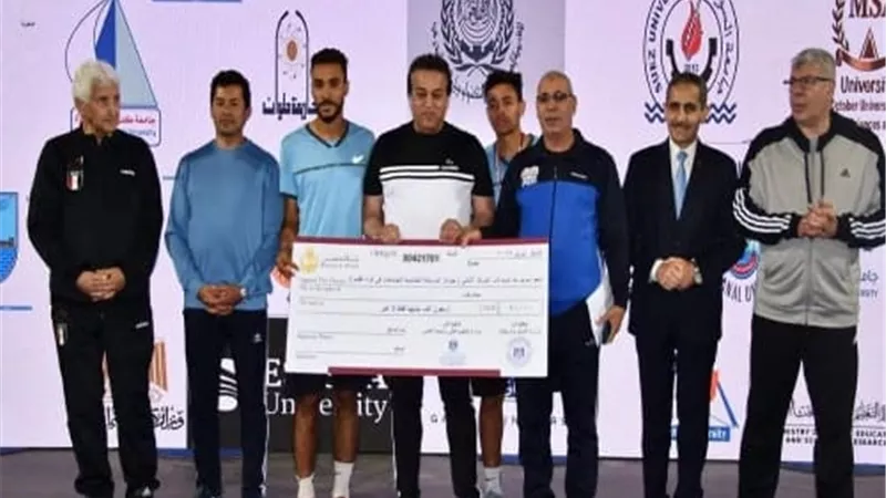سوسه يعلن فوز جامعة بنها بالمركز الثاني بالتصفيات النهائية للدورة الرمضانية