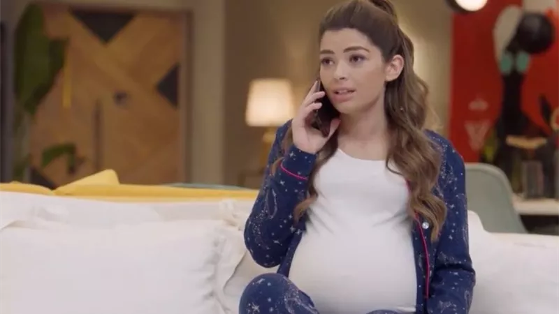 ليلي أحمد زاهر حامل وتريد السفر لأمريكا فى الحلقة 25 لمسلسل 