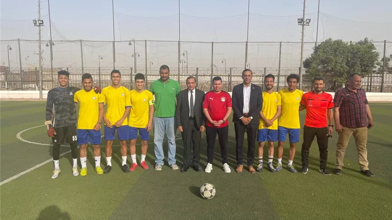 التجارة بطل الدوره الرمضانيه بجامعة بنى سويف والعلوم الثانى