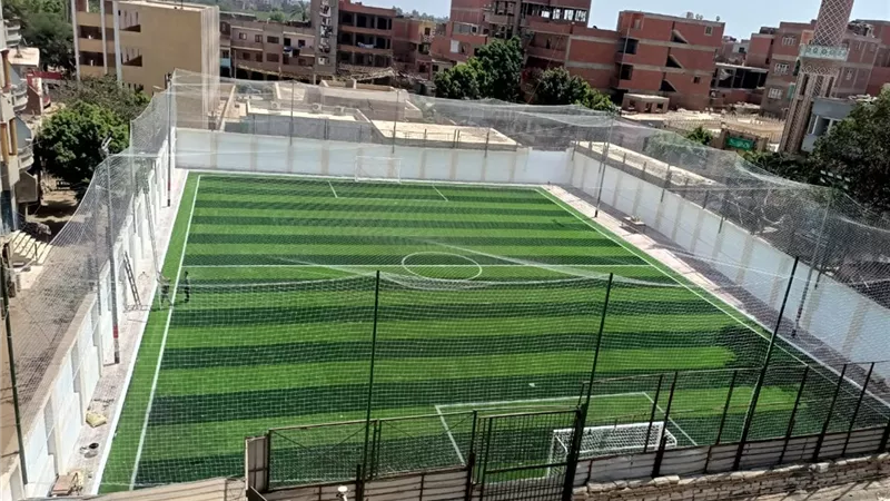 الانتهاء من إحلال وتجديد ملاعب الوقف بجزيرة الاحرار ميت راضي بالقليوبية