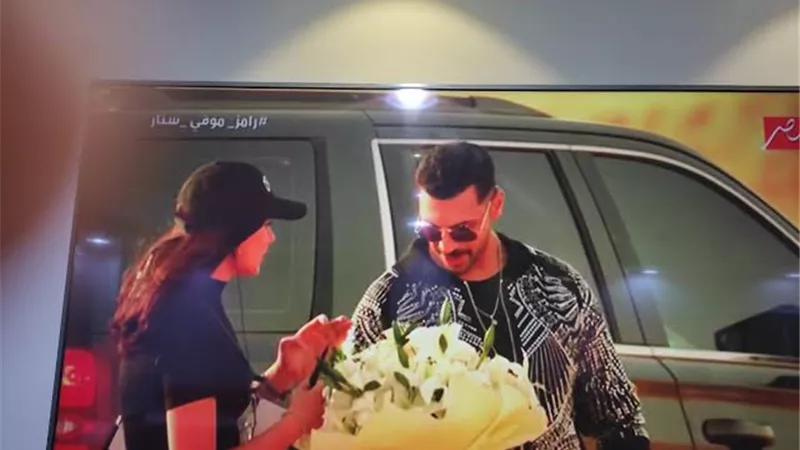 رامز جلال يسخر من حسن ابو الروس: 
