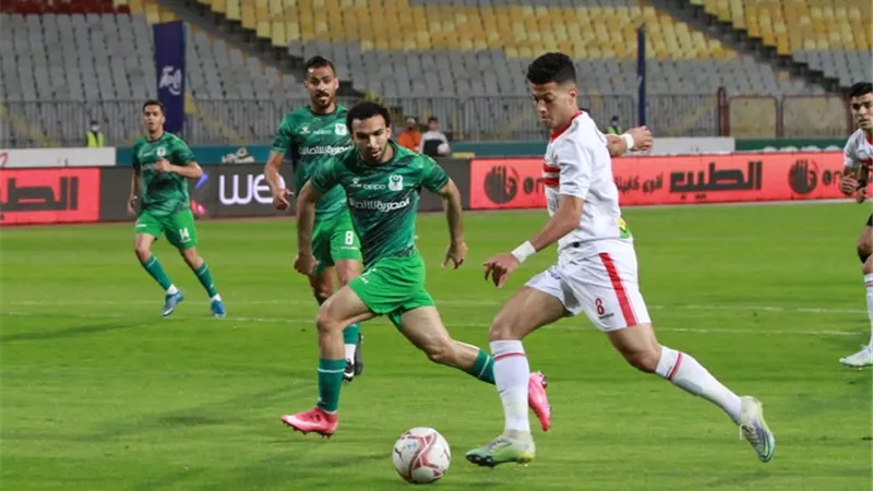 القائم يحرم الزمالك من التقدم بالهدف الأول على المصرى.. شاهد