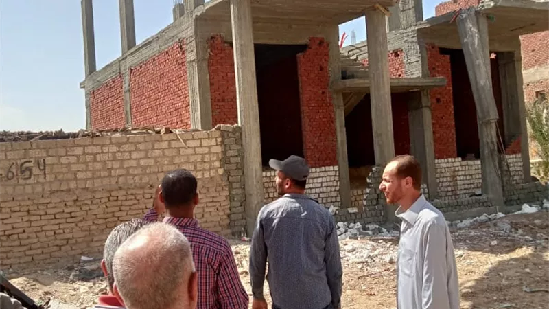 ضبط وإزالة فورية لـ 17 حالة تعدٍ على الرقعة الزراعية بالصف والعياط