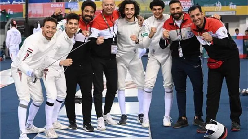 13 لاعب يمثلون مصر في الأدوار الأقصائية بعد تأهلهم في بطولة الجائزة الكبري للسلاح