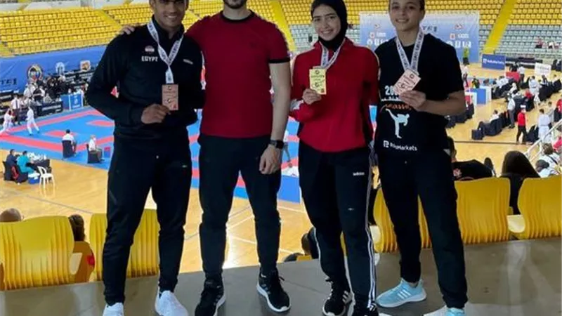شباب الكاراتيه يحققون الميداليات في أولى أيام الدوري العالمي بقبرص