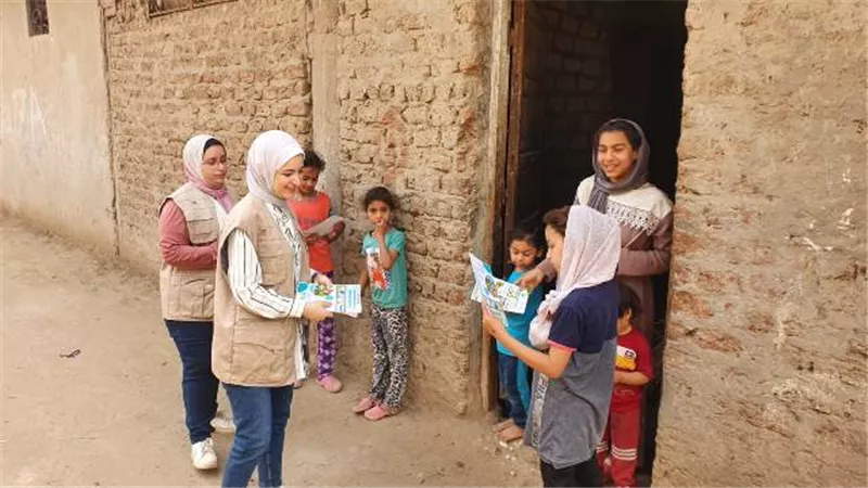 مياه اسيوط تستقبل عيد الفطر بحملة توعية لنشر فكر ترشيد المياه.. بالصور