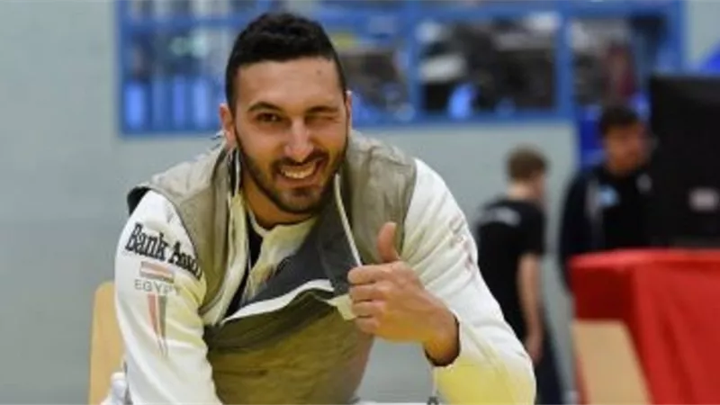 أبو القاسم يتأهل لثمن نهائي كأس العالم لسلاح الشيش