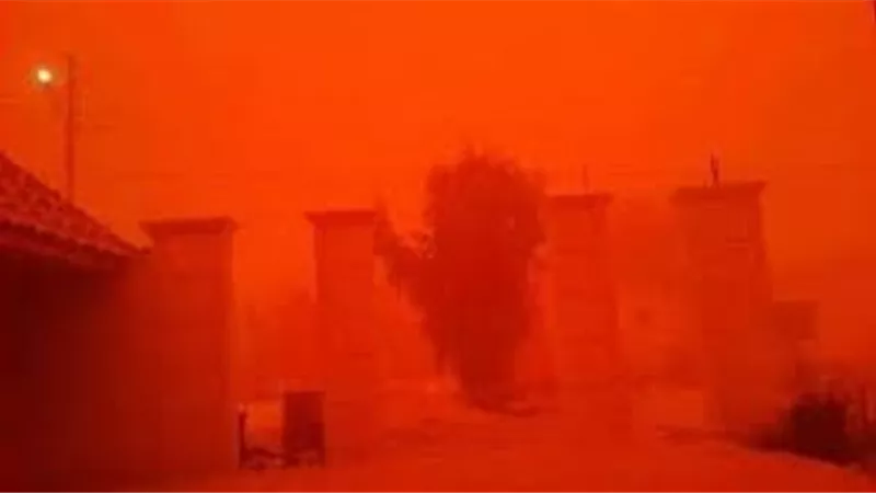 ريحًا حمراءَ وزلزلةً وخسفًا علامات اصبحنا فى انتظارها