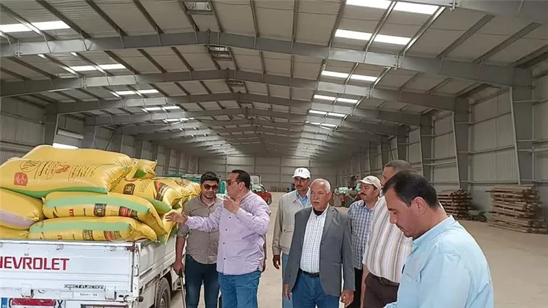 وكيل وزارة الزراعة يتابع حصاد سنابل الخير بحقل الوحدة بمركز كفر سعد