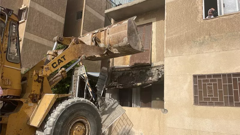 بالفيديو.. الجيزة تضبط وتزيل ١١ حالة بناء مخالف بالهرم والعمرانية والطالبية