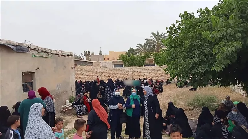 توزيع اعانات مالية من مركز تنمية المرأة الريفية بمناسبة عيد الفطر بالاسكندرية