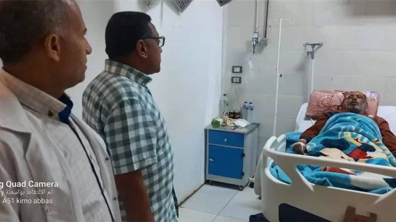 رئيس مدينة غارب يهنىء المرضى بعيد الفطر المبارك..صور