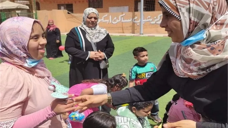 قادرون باختلاف بالقليوبية يحتفلون بعيد الفطر المبارك داخل مراكز الشباب