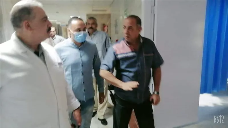 رئيس مدينة الغردقة يتفقد المستشفى العام والمستشفى العسكري