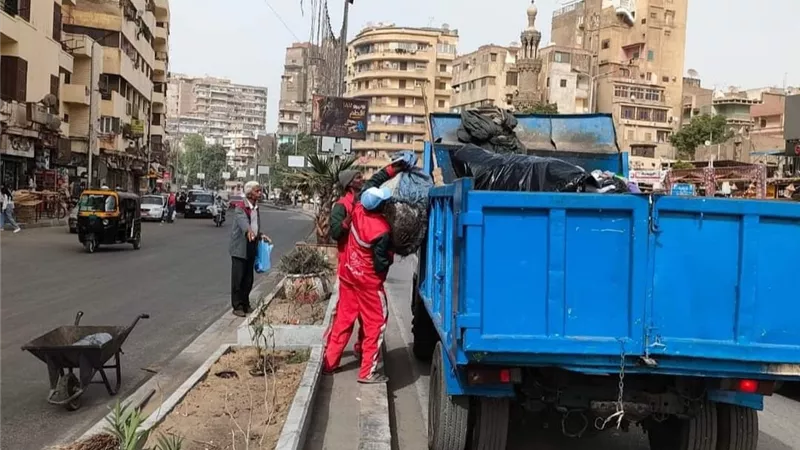 حملة نظافة مكبرة على احياء القاهرة