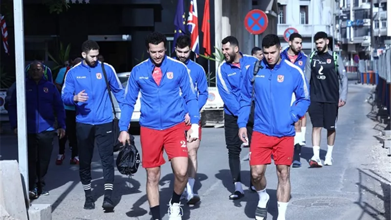 يد الاهلى للرحال يختتم تدريباته استعدادا للسوبر الافريقى