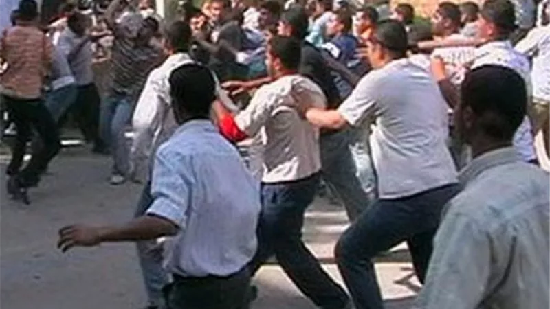 مشاجرة بالاسلحة البيضاء بين طلاب المدرسة الصناعية فى أبوتشت