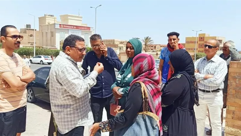 رئيس غارب يتفقد المستشفى المركزى والعيادات الخارجية والاطمئنان على حسن سير العمل