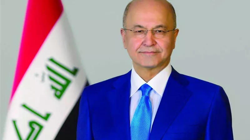 الرئيس العراقي يؤكد أهمية دعم القوات الأمنية لملاحقة فلول الإرهاب