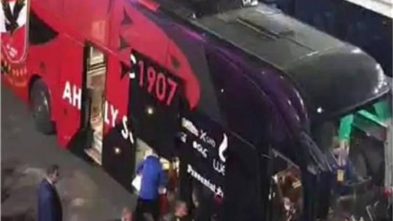 الأهلى يصل ملعب مواجهة وفاق سطيف بذهاب نصف نهائى دورى الابطال