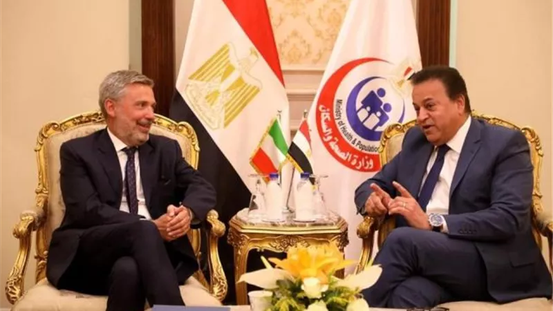 «عبدالغفار» يستقبل سفير إيطاليا لدى مصر ووفد الوكالة الإيطالية للتعاون التنموي