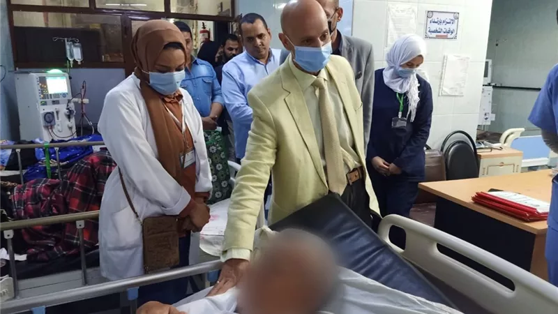 فجرا.. وكيل وزارة الصحة يفاجئ مستشفي الزقازيق العام