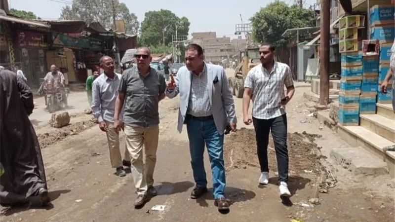 نائب محافظ المنيا يتابع رفع مقلب قمامة مغاغة ومصنع المخلفت الصلبة بالعدوة