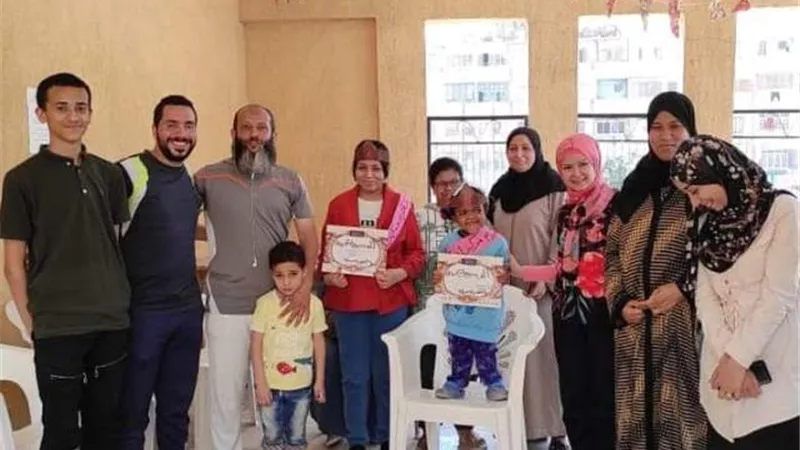 الاحتفال بإنتهاء البرنامج التأهيلي لأعضاء المركز من القادرون باختلاف 