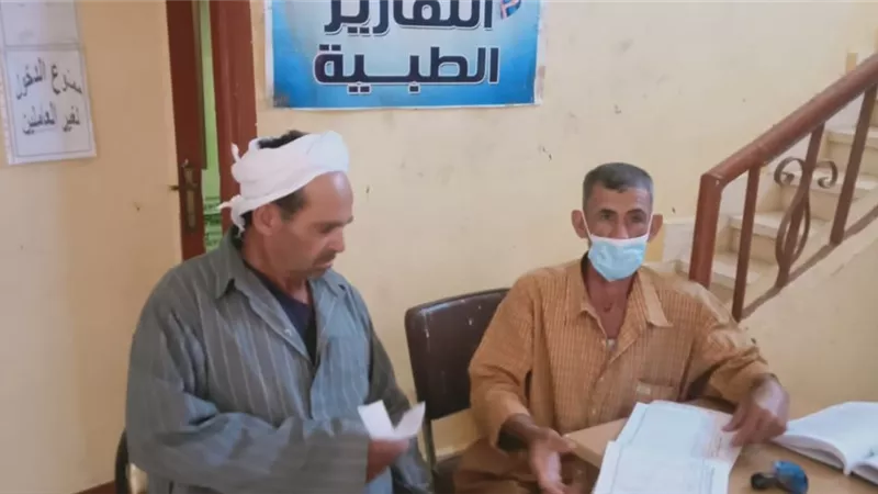 صحة الإسماعيلية تعالج 907 حالة بالمنشية..صور