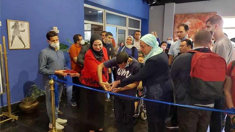 وزيرة التضامن تفتتح المعرض الإبداعي الـ 18 لفنون التوحد 