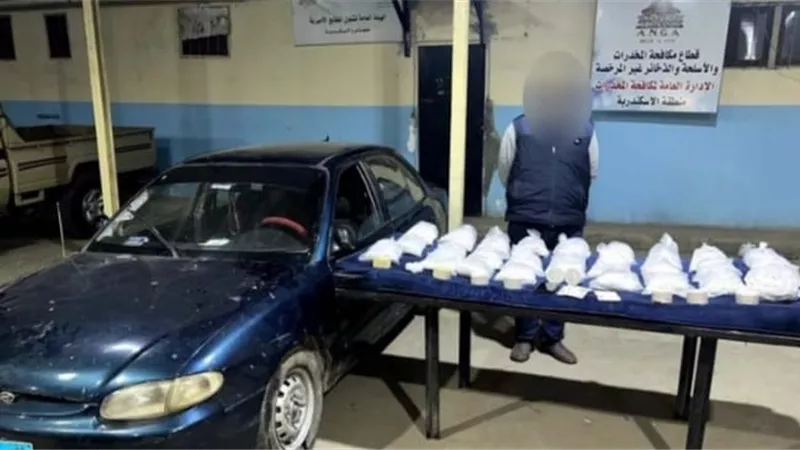 بـ59 مليون جنيه.. ضبط كمية كبيرة من الهيروين بحوزة أحد العناصر الإجرامية بالإسكندرية
