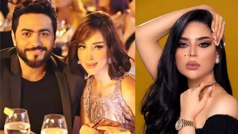 رداً على اتهامها بالشماتة .. جليلة تهاجم تامر حسني وبسمة بوسيل