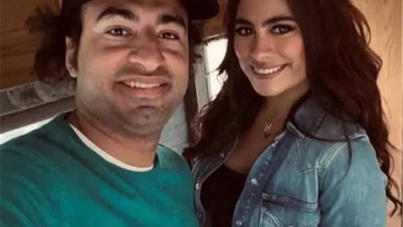 أحدث ظهور لـ هاجر أحمد مع على ربيع من كواليس 