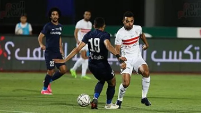إنبى يتقدم بهدف نظيف أمام الزمالك فى الشوط الأول