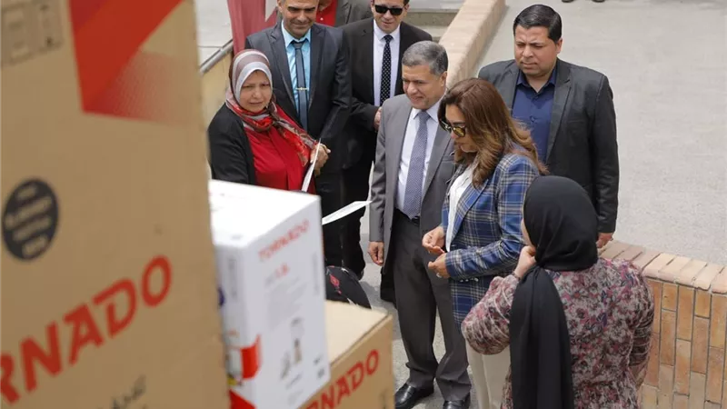 محافظ دمياط تشهد فعاليات توزيع أجهزة كهربائية على العرائس الأيتام