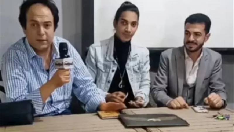 مينا سبيد يظهر فى بث مباشر مع الجمهورية أون لاين ويؤكد 
