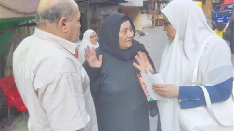 صرف الاعانات والتعويضات لمصابى عزبة مطار النزهة بالاسكندرية
