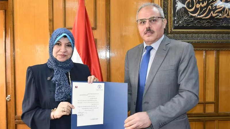هدى فرج أمينا عاما لجامعة قناة السويس