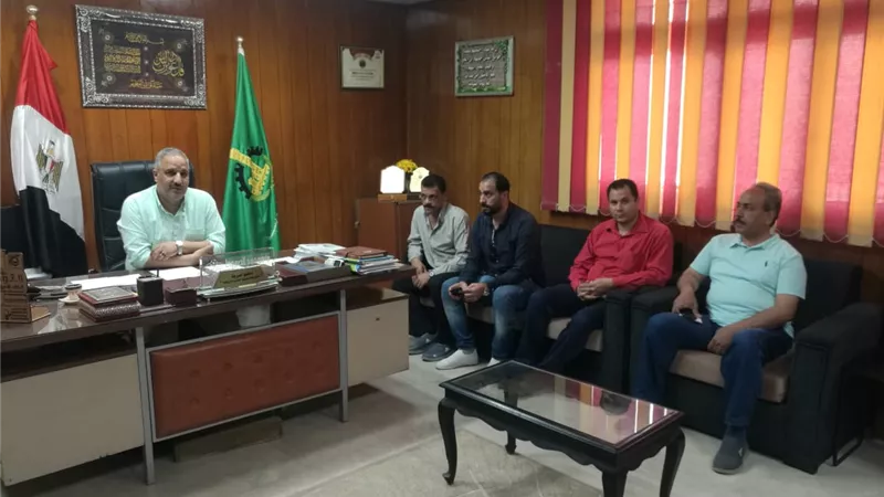الصبروط يجتمع مع اللجنة المنظمة لنهائي دورى مراكز الشباب النسخة التاسعة بالقليوبية
