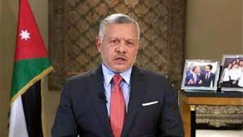 ملك الأردن يحذر من استمرار دوامة العنف في الأراضي الفلسطينية