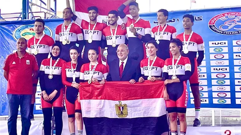 مصر تفوز بكأس العرب للدراجات برصيد 41 ميدالية.. والجزائرالثاني