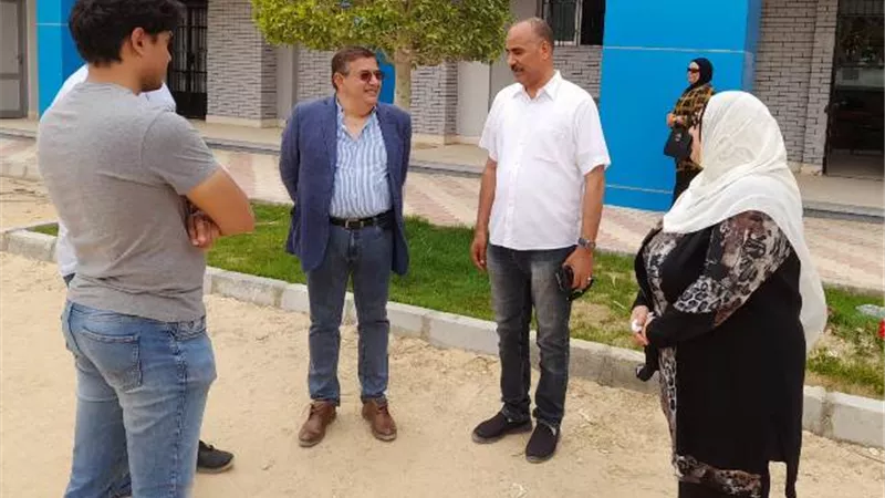 الفولي يتفقد لجان امتحانات صلاح الدين والحديثة بنات والتكنولوجيا التطبيقية بالسويس