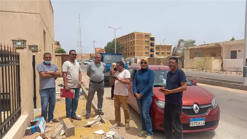 رئيس غارب يتفقد أعمال رفع كفاءة وتجهيز مبنى المراقبة المالية بالمدينة