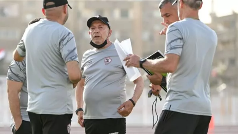 مران الزمالك.. فيريرا يُحفز اللاعبين قبل انطلاق المران