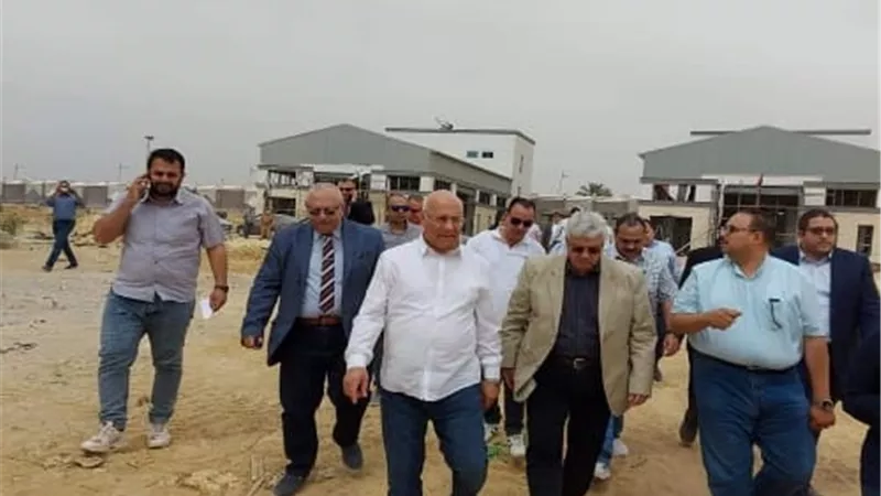 عاشور وسوسة يتابعان سير الأعمال الإنشائية بجامعة بنها الأهلية.. واشادة بمعدلات الانجاز