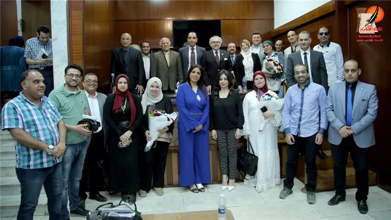 الأعضاء الجدد يؤدون القسم في احتفال بالنقابة العامة لاتحاد كتاب مصر