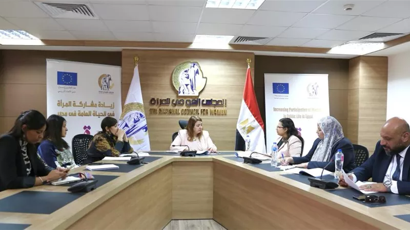 القومى للمرأة و بصيرة يناقشان آليات تنفيذ أنشطة مشروع 