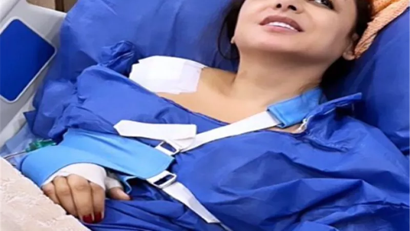 رسالة مؤثرة من أحلام لـ أنغام بعد تعرضها لأزمة صحية ونقلها للمستشفي