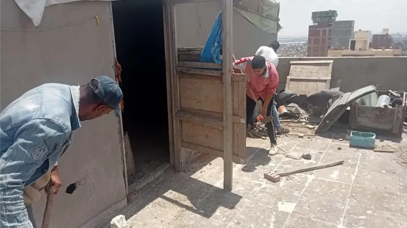 حملات مكبرة لإيقاف أعمال البناء المخالف بأحياء الإسكندرية